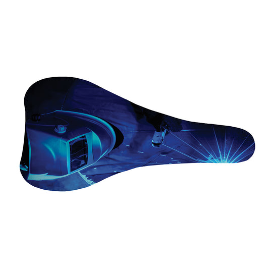 Industrial Welder Print Bicycle Seat Cover