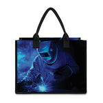 Industrial Welder Print Canvas Tote Bag