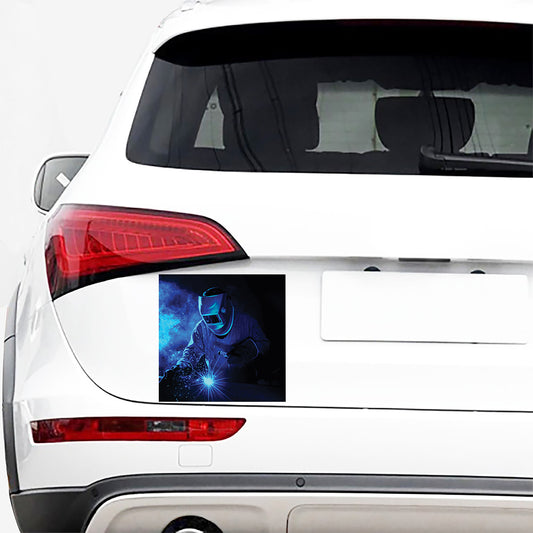 Industrial Welder Print Car Sticker