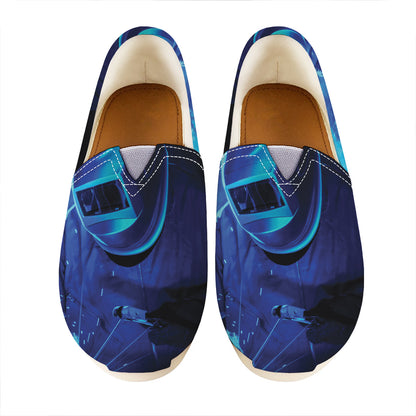 Industrial Welder Print Casual Shoes