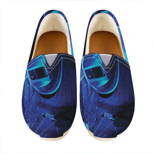 Industrial Welder Print Casual Shoes