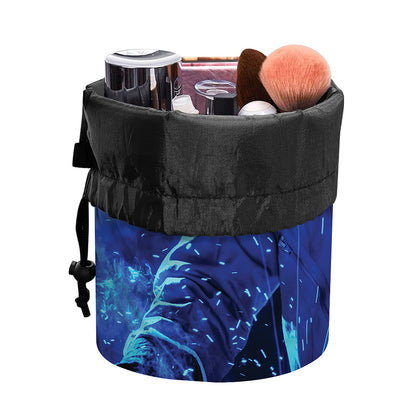 Industrial Welder Print Drawstring Makeup Bag