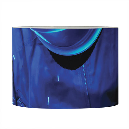 Industrial Welder Print Drum Lamp Shade