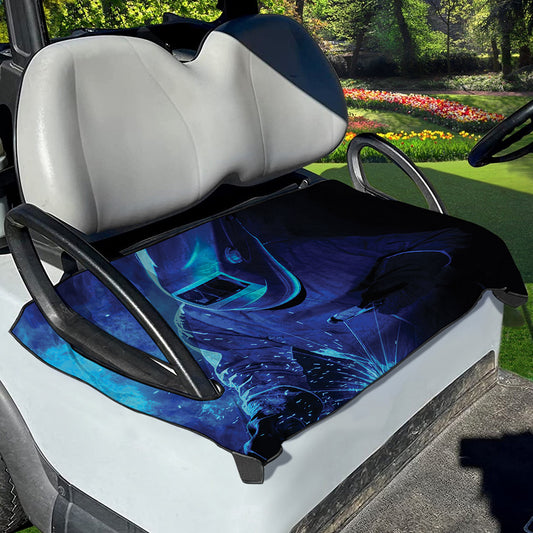 Industrial Welder Print Golf Cart Seat Cover