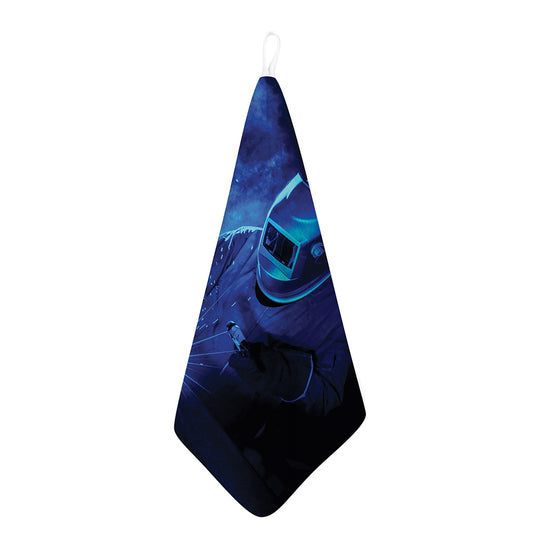 Industrial Welder Print Hand Towel