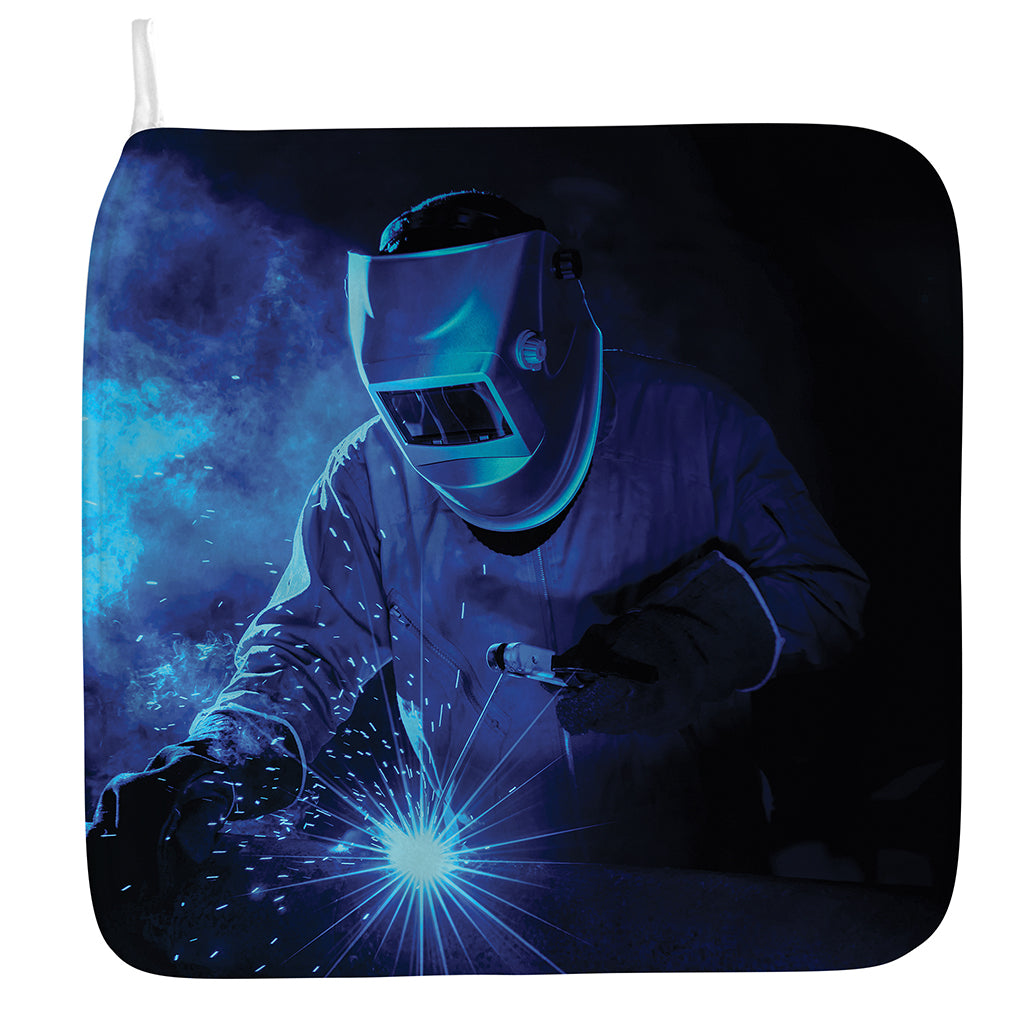 Industrial Welder Print Hand Towel