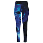 Industrial Welder Print High-Waisted Pocket Leggings