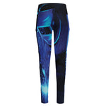 Industrial Welder Print High-Waisted Pocket Leggings