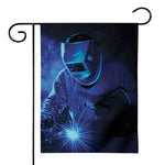 Industrial Welder Print House Flag