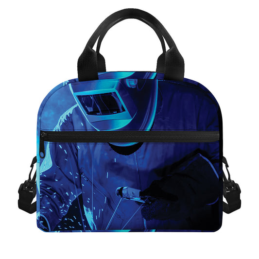 Industrial Welder Print Insulated Lunch Bag