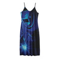 Industrial Welder Print Jersey Midi Cami Dress
