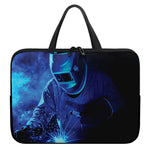 Industrial Welder Print Laptop Sleeve With Handle