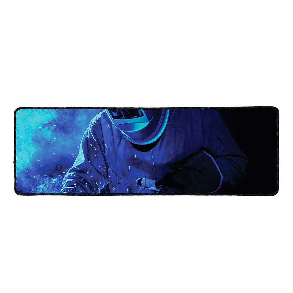 Industrial Welder Print Long Kitchen Mat