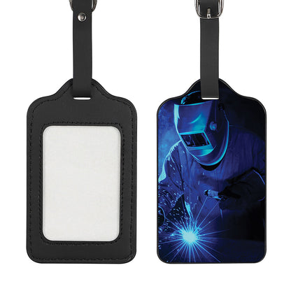 Industrial Welder Print Luggage Tag