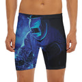 Industrial Welder Print Men's Long Boxer Briefs
