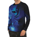 Industrial Welder Print Men's Long Sleeve Rash Guard