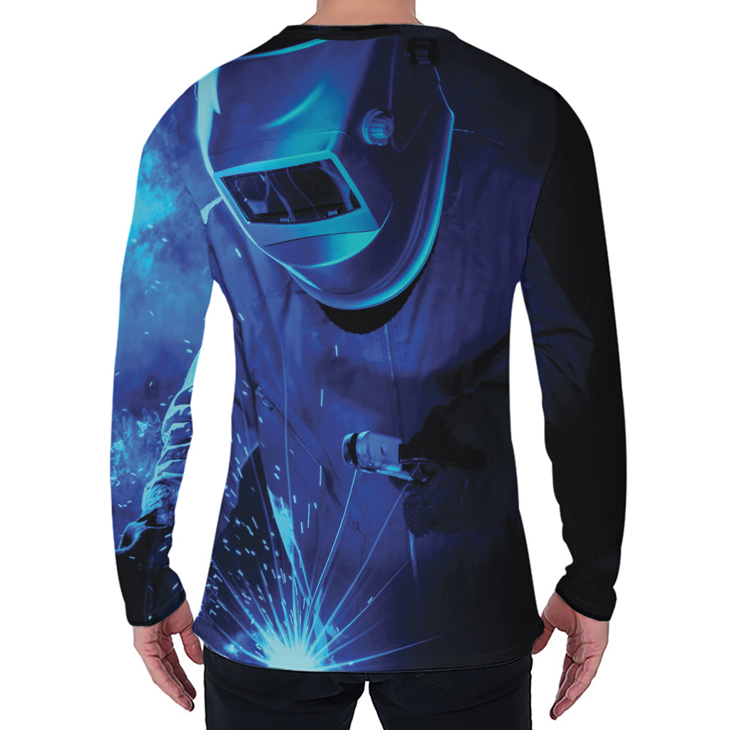 Industrial Welder Print Men's Long Sleeve T-Shirt