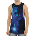 Industrial Welder Print Men's Muscle Tank Top