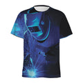 Industrial Welder Print Men's Athletic T-Shirt