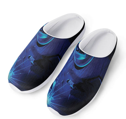 Industrial Welder Print Mesh Casual Shoes