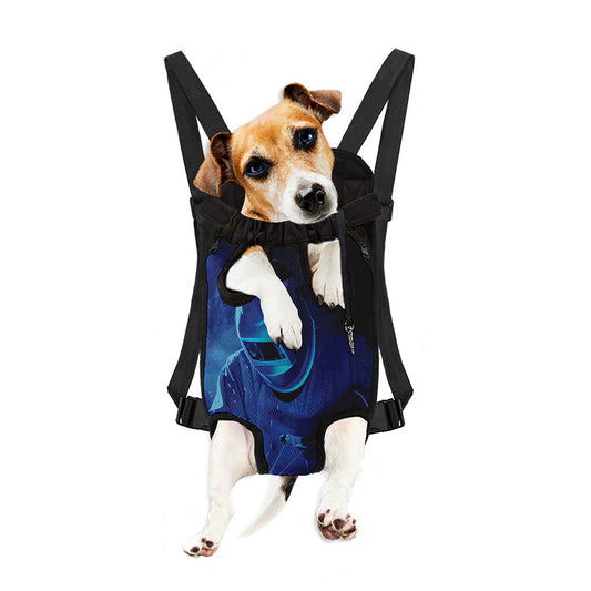 Industrial Welder Print Pet Carrier Backpack