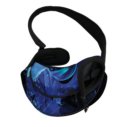 Industrial Welder Print Pet Sling Carrier