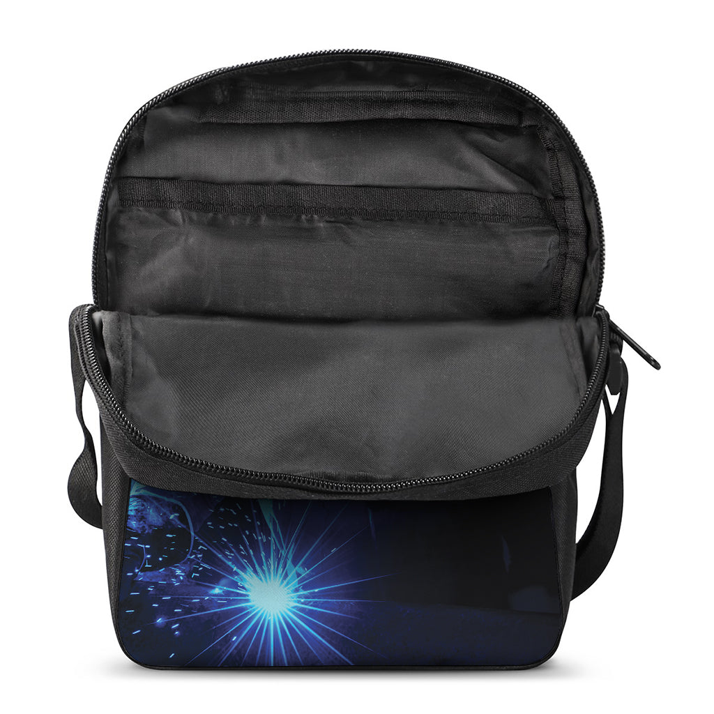 Industrial Welder Print Rectangular Crossbody Bag