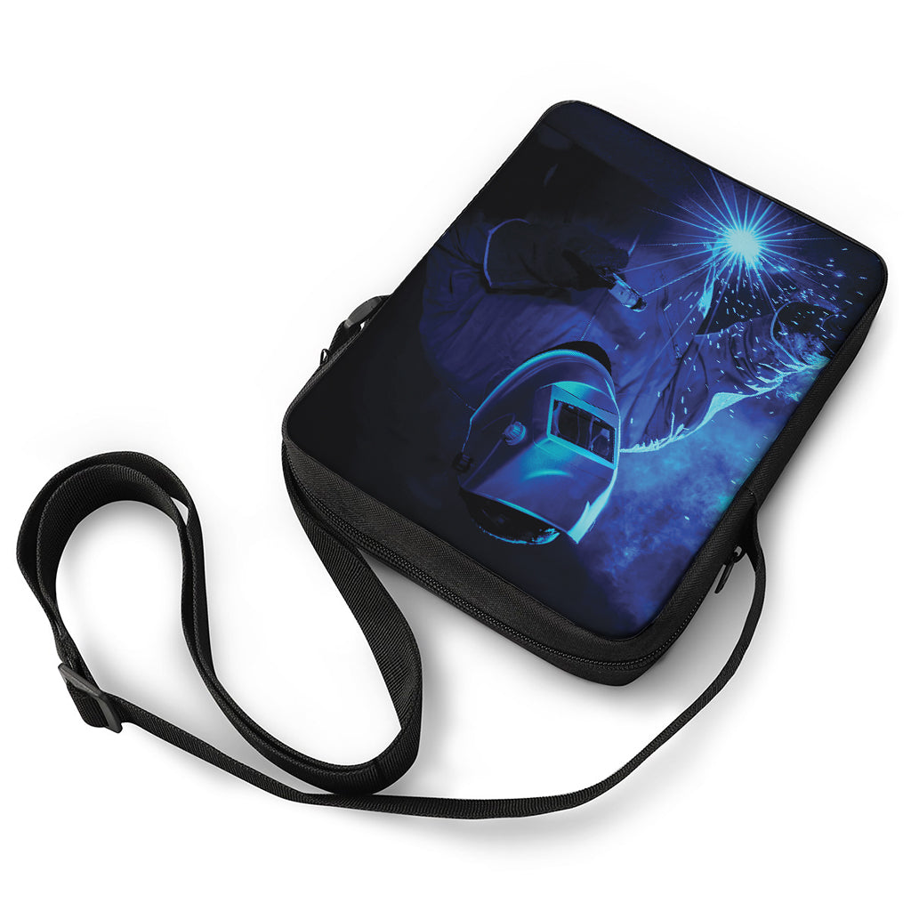 Industrial Welder Print Rectangular Crossbody Bag