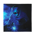 Industrial Welder Print Silk Bandana