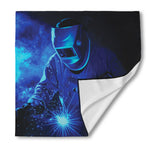 Industrial Welder Print Silk Bandana