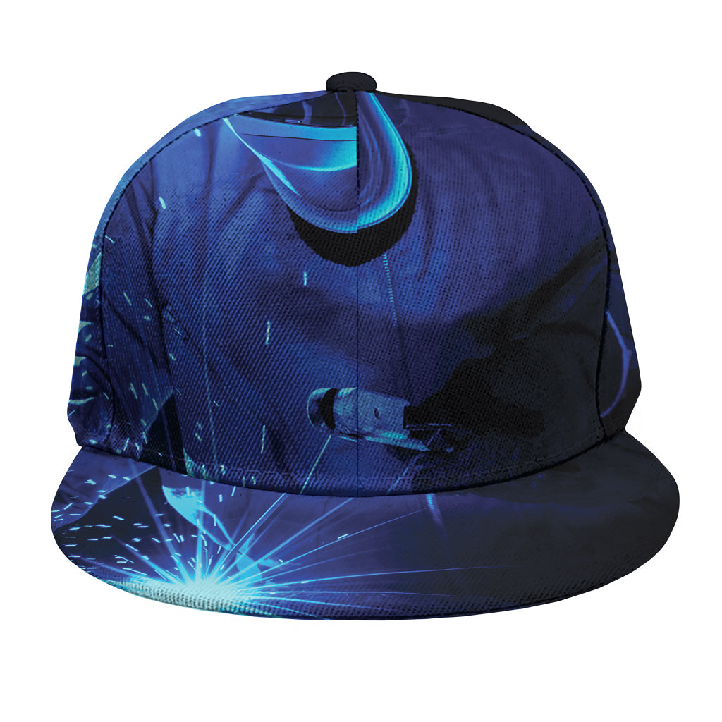 Industrial Welder Print Snapback Cap