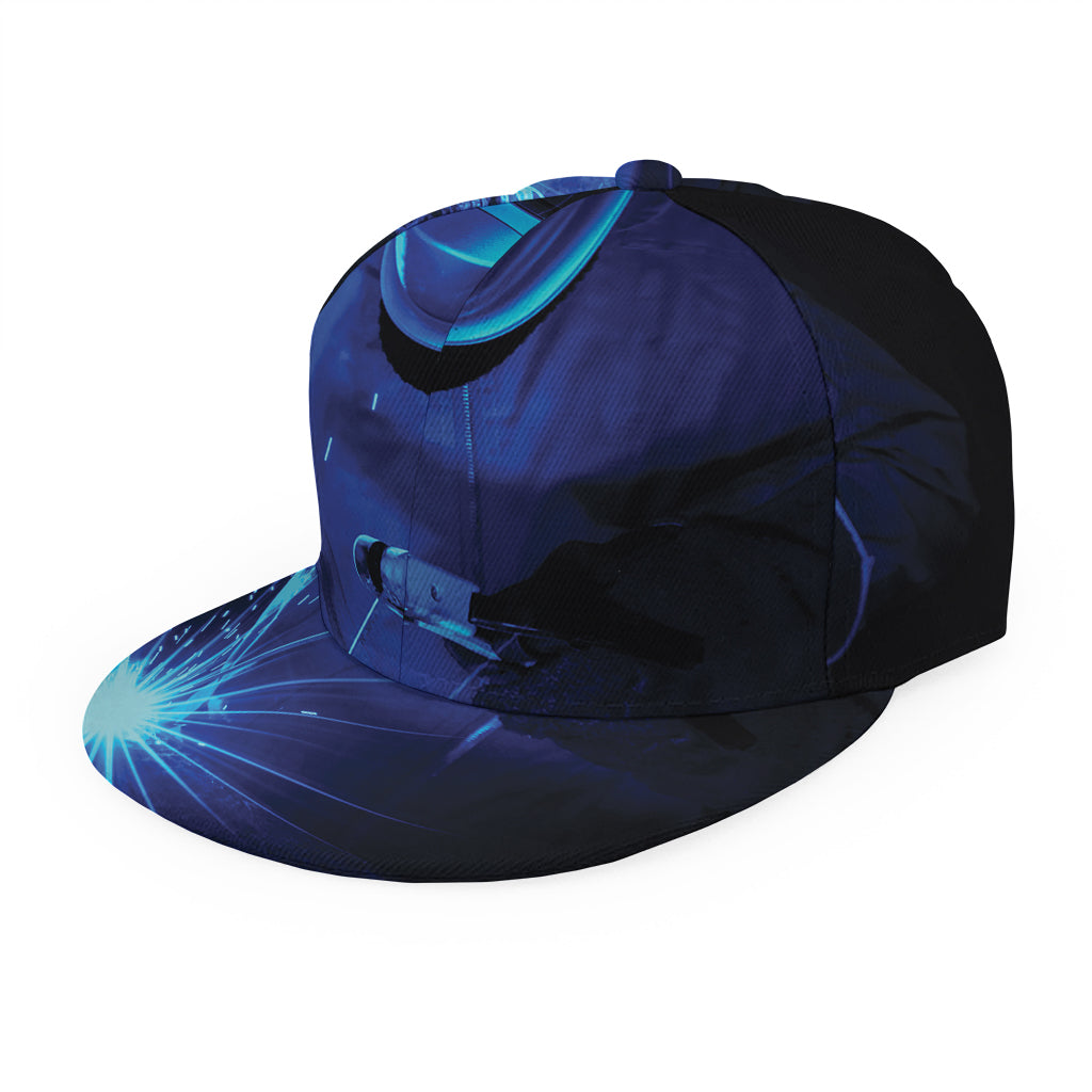 Industrial Welder Print Snapback Cap