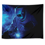 Industrial Welder Print Tapestry