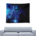 Industrial Welder Print Tapestry