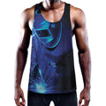 Industrial Welder Print Men's Workout Tank Top
