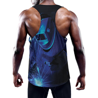 Industrial Welder Print Training Tank Top
