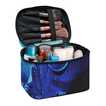 Industrial Welder Print Travel Makeup Bag