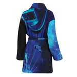 Industrial Welder Print Women's Bathrobe