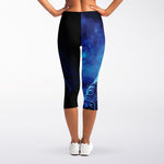 Industrial Welder Print Women's Capri Leggings