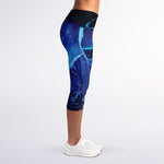 Industrial Welder Print Women's Capri Leggings