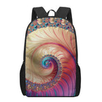 Infinite Fractal Print 17 Inch Backpack