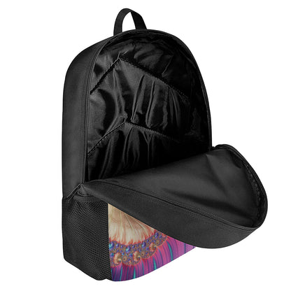 Infinite Fractal Print 17 Inch Backpack