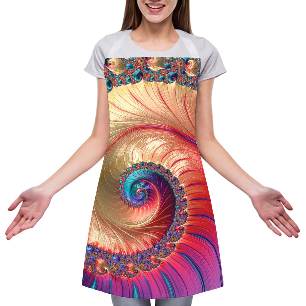 Infinite Fractal Print Adjustable Apron