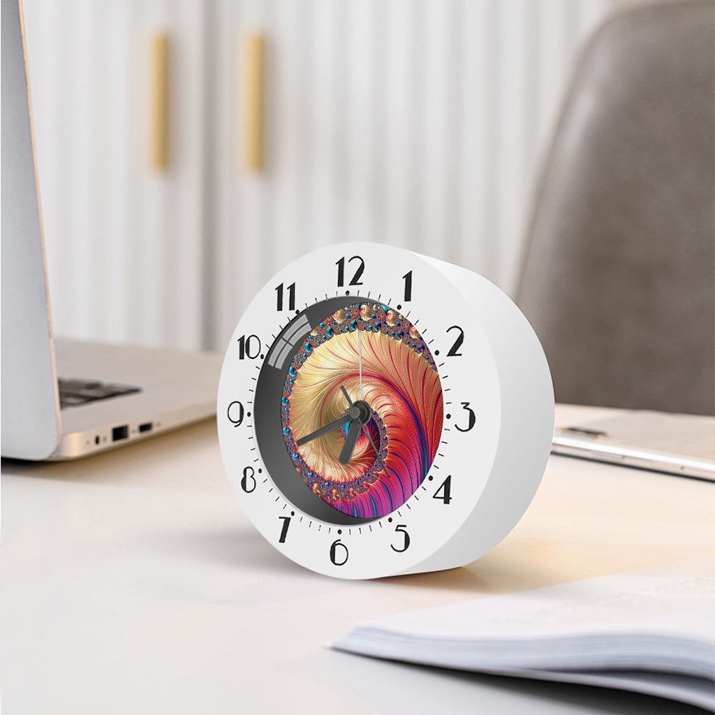 Infinite Fractal Print Alarm Clock