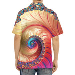 Infinite Fractal Print Aloha Shirt
