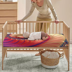 Infinite Fractal Print Baby Crib Sheet