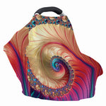 Infinite Fractal Print Baby Seat Cover