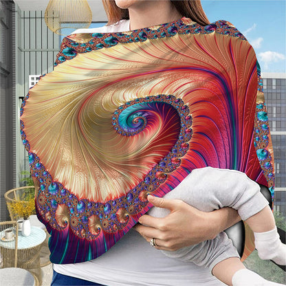 Infinite Fractal Print Baby Seat Cover