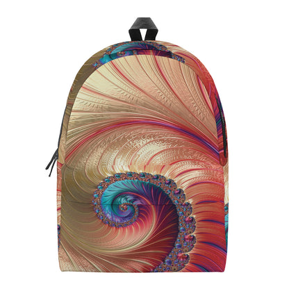Infinite Fractal Print Backpack