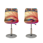 Infinite Fractal Print Bar Stool Covers